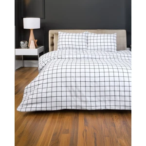 Valoroso Tekstil Kare Desenli Tek Kişilik Nevresim Seti 160X220 cm (Çarşafsız)