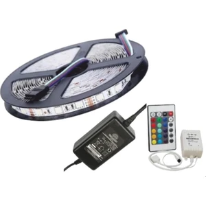 200 W Rgb Dış Mekan Şerit LED Set 5 Metre Silikonlu Su Geçirmez Kumandalı( Tak Çalıştır )