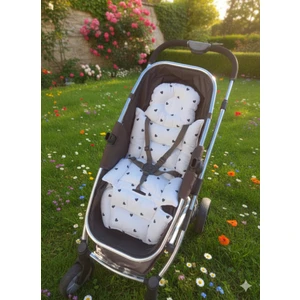Çift Taraflı Muslin Ortopedik Bebek Arabası Minderi
