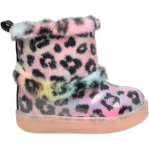 943.B25K.501 Bebe Işıklı Siyah-Beyaz Kız Çocuk Bot