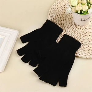 Eleven Markets Tiriko Kadın Kesik Eldiven Siyah