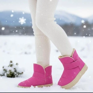 Ortopedik Çocuk Bot Içi Kürklü Bileği Saran Cırtlı Malzemeli Kaydırmaz Ultra Hafif Taban Bot