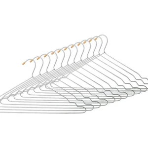 Metal Elbise Askısı 24  Adet Kıyafet Askısı Pantolon Askısı Tel Askı