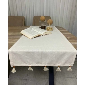 Keten Pamuk Saçaklı  Runner 40X120