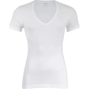 Yıldız Çamaşır Erkek 2'li Beyaz Derin V Yaka Kısa Kollu Likralı Atlet