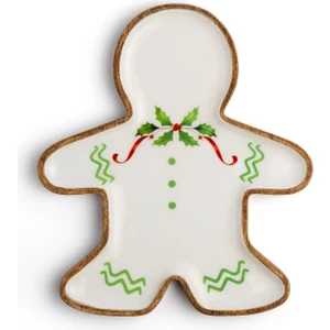 Cora Home Noella Sunum Tabağı Gingerbread Man 25X22 cm