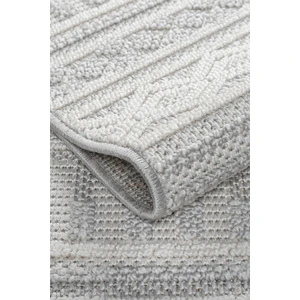 Badelya Home Krem Gri Iskandinav Modern Tasarım Sisal Bukle Özel Ölçü Salon Oturma Odası Koridor Halısı Yolluk