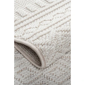 Badelya Home Krem Iskandinav Modern Tasarım Sisal Bukle Özel Ölçü Salon Oturma Odası Koridor Mutfak Halısı Yolluk