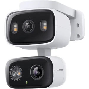 Tp-Link Tapo C246D | 2k 3mp Çift Lensli Akıllı Güvenlik Kamerası | Pan/tilt | Iç ve Dış Mekan | IP65 | Aı Hareket, Kişi ve Evcil Hayvan Algılama | Renkli Gece Görüşü | Çift Yönlü Ses