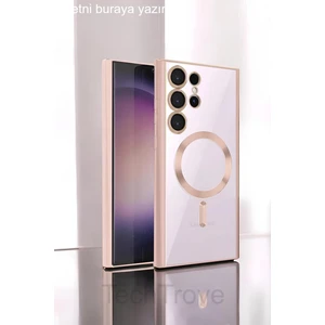 Samsung Galaxy S24 Ultra Kılıf Kamera Korumalı Sararmaz Magsafe Şarj Özellikli A+ Kalite Kapak