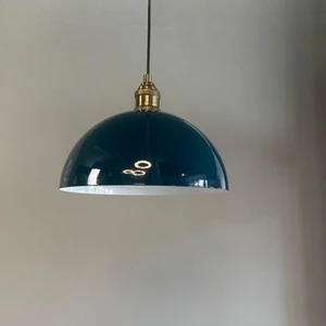 Yimpi Deniz Yeşili Avize Tekli Sarkıt Lale Başlık Salon Mutfak Kuaför Lamba Dekoratif Aydınlatma