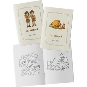 Tuffy Design Izci Kampı Boyama Kitabı 2'li Set