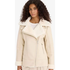 Su Geçirmez Oversize Geniş Kalıp Suni Kürk Astarlı Fermuarlı Mont F1823AX25WN