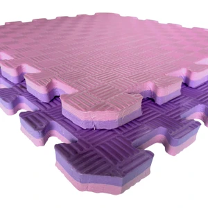 Elga Tatami 50X50X2,6 cm Mor - Pembe Yer Minderi (Puzzle Mat)