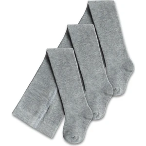Giza Kids Kız Erkek Unisex Bebek Çocuk Gri Külotlu Çorap 3lü Set