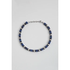 So CHIC Harita Taşlı 22 Cm Çelik Erkek Bileklik