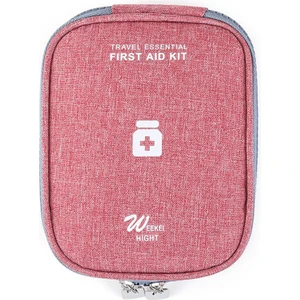 Fashion Schoolbags TB-0623 Ilaç Çantası Hap Saklama Ilaç Hap Kutusu Kılıfı Seyahat Ilaç Saklama Kutusu Çantası, Boyut: S - Şarap Kırmızısı (Yurt Dışından)