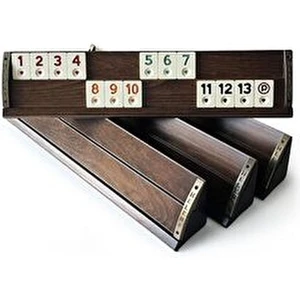 Helena Wood Art Ahşap Okey Takımı 106 Parça Doğal Ahşap Renkler ile Eğlenceli Oyun