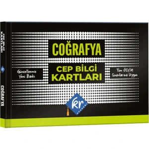 Kr Akademi Yayınları Tüm Sınavlar İçin KPSS Coğrafya Cep Bilgi Kartları