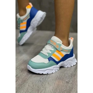 Çocuk Ortopedik Cırtlı Hafif  Unisex Sneaker Spor Ayakkabı