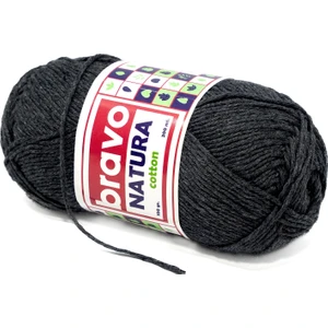 Natura %100 Koton Iplik 100 Gram 200 Metre (Renk Kodu:102) Antrasit