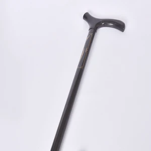 Asansörlü Ayarlanabilir Metal Baston (Siyah)