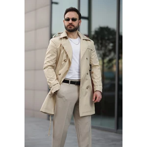 Apoletli Kemerli Trençkot