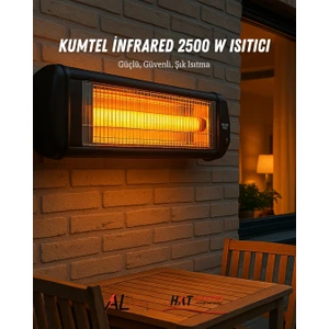 Infrared  2500 W Isıtıcı Duvar Tipi