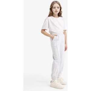 Kız Çocuk Beli Lastikli Basic Düz Okul Jogger Eşofman Altı X9036A625AU