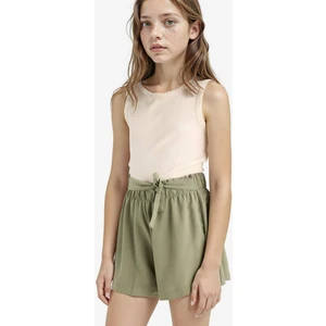 Bisiklet Yaka Basic Düz Atlet Kız Çocuk Z7815A625HS