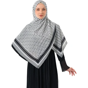 Tesettür Şal, Kefiye Desenli, Modern Filistin Şalı