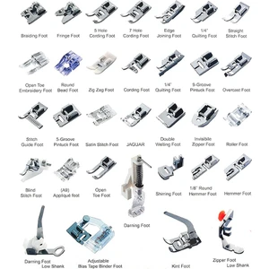 İşkur Makine Ev Tipi Aile Dikiş Makinası 32 Parça Ayak Seti