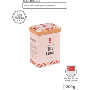 Taze Öğütülmüş 200 G Türk Kahvesi (100% Arabica)