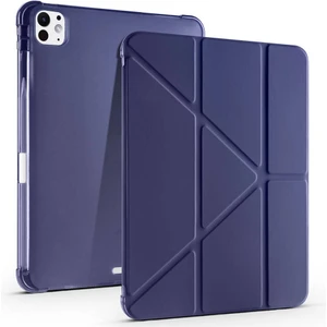 iPad Pro 11 Inç M5 2025 Uyumlu Kılıf Üçgen Katlanabilir Kalem Şarj Bölmeli Kılıf