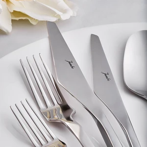 5100 Quartz Mat 84 Parça 12 Kişilik Çatal Bıçak Kaşık Seti