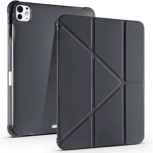 iPad Pro 11 Inç M5 2025 Uyumlu Kılıf Üçgen Katlanabilir Kalem Şarj Bölmeli Kılıf