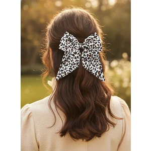 Toka Delisi Kadin Leopar Desenli Otomatik Fiyonk Toka, El Yapımı Toka, Yetişkin Genç Klipsli Toka, Kadin Toka