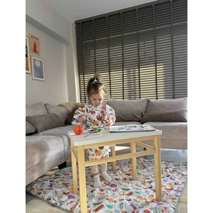 Zoo, 145X210CM Yemek, Beslenme, Ek Gıdaya Geçişte, Sıvı Geçirmeyen, Yıkanabilir, Ekstra Geniş Örtü