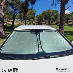 Titanyum Gümüş Oto Güneşlik Ölçüsü 142 x 80 cm Orta Boy