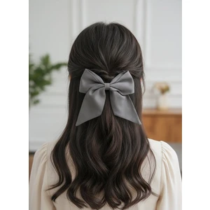 Gri Kadin Renkli Otomatik Fiyonk Toka, El Yapımı Toka, Yetişkin Genç Kız Klipsli Toka, Kadin Toka