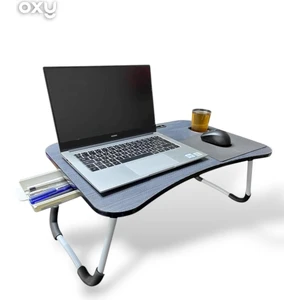 Çekmeceli Katlanır Laptop Sehpası, Tablet Sehpası, Ders Çalışma Masası