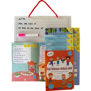 Parıltı Yayınları Anetil 1. Sınıf İlk Okuma Yazma Seti yazı tahtalı set