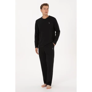 U.s. Polo Assn. Erkek Siyah Pijama Takım 50318602-VR046