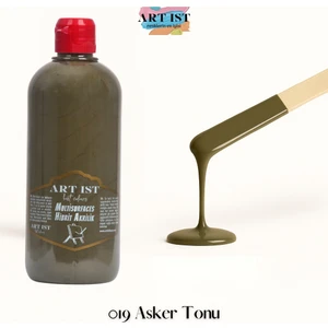 ART IST Multisurfaces Hibrit Akrilik Boyalar 500ML -  019 Asker Tonu