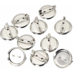 Broş Iğnesi Yuvarlak 10 Adet