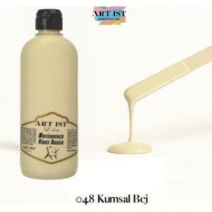 ART IST Multisurfaces Hibrit Akrilik Boyalar 500ML -  048 Kumsal Bej