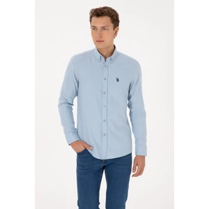 U.s. Polo Assn. Erkek Açık Mavi Gömlek Basic 50316721-VR003