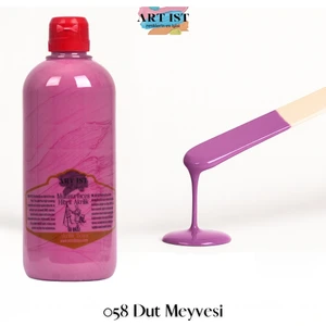 Multisurfaces Hibrit Akrilik Boyalar 500ML -  058 Dut Meyvesi