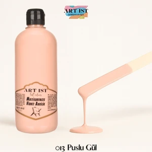 ART IST Multisurfaces Hibrit Akrilik Boyalar 500ML -  013 Puslu Gül