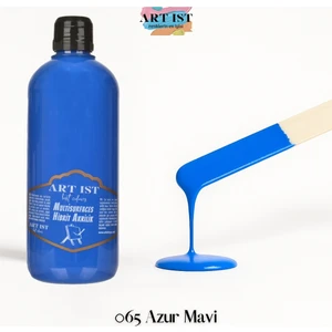 ART IST Multisurfaces Hibrit Akrilik Boyalar 500ML -  065 Azur Mavi